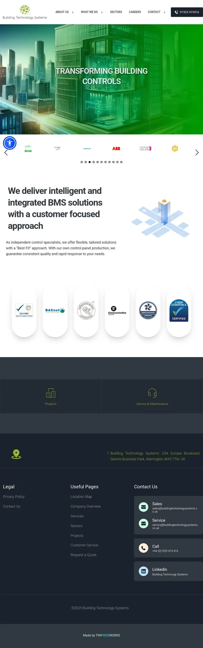 Building Technology Systems website