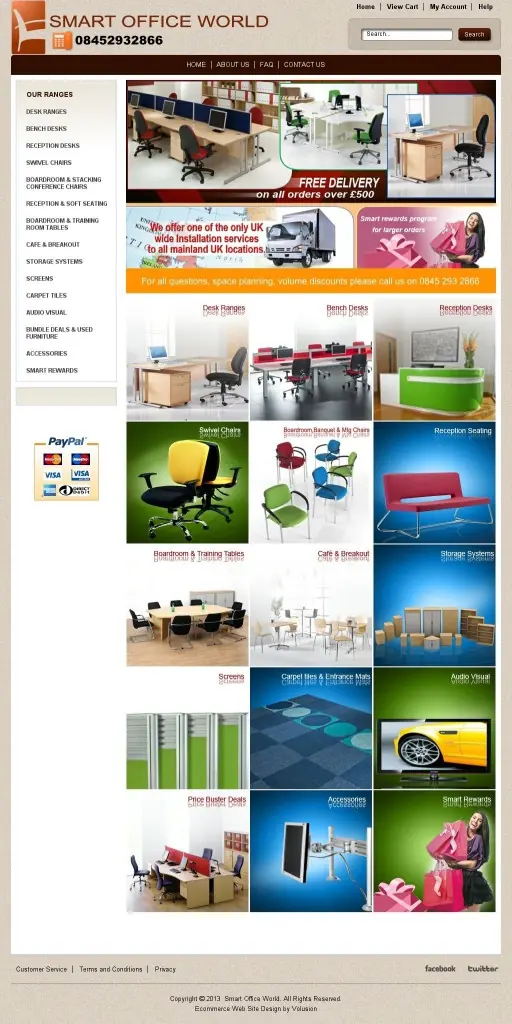 Smart Furniture website