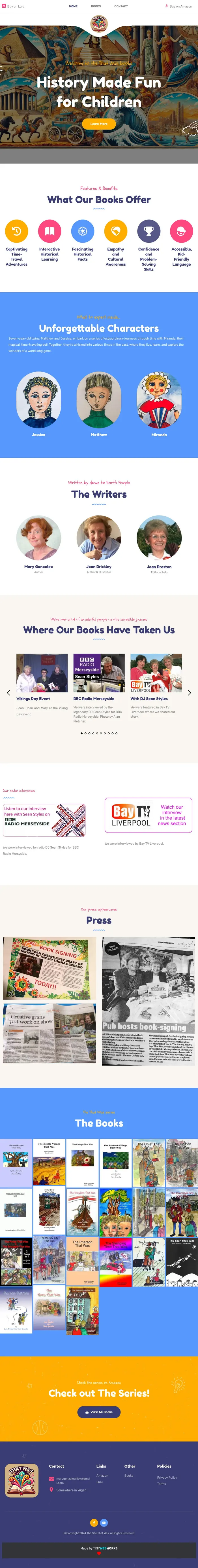The Site That Was website