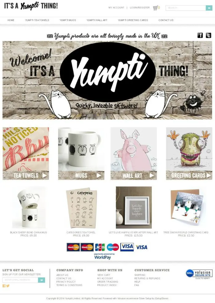 Yumpti website