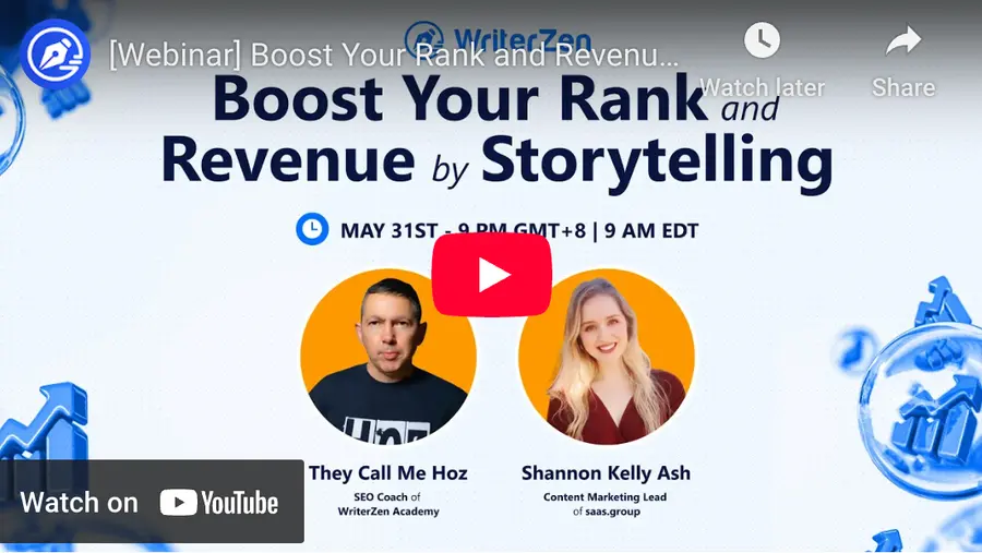 Boost Your Rank and Revenue by Storytelling